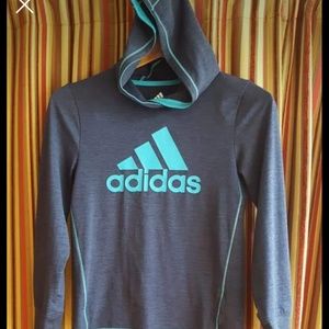 Adidas boy youth small hood long sleeve